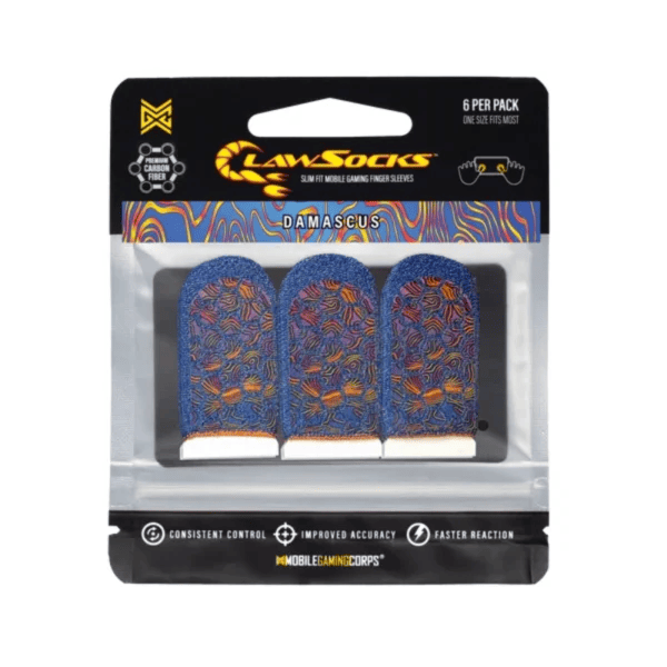 آستین انگشتی بازی موبایل ClawSocks Damascus