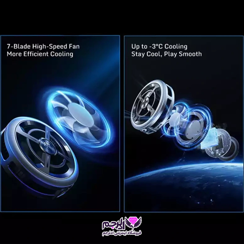 جزئیات بدنه فن ردمجیک 6 Air Magnetic